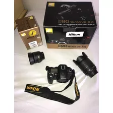 Câmera Nikon D90 + Kit - Muito Novo