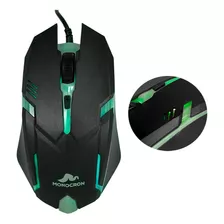 Mouse Com Cabo Usb Monocron Mn809d Preto 1.000dpi