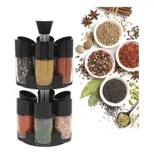 Door Spices Condiments 100ml 12 Pots Swivel Holder