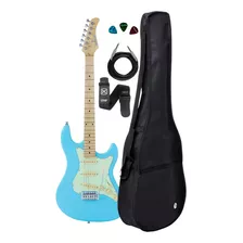 Guitarra Elétrica Strinberg Sts-100 Azul +kit Capa Cabo