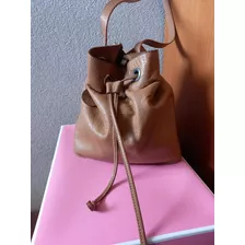 Cartera De Cuero, Marrón 