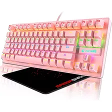 Teclado Mecánico Para Juegos Felicon, 87 Teclas, Compacto, T