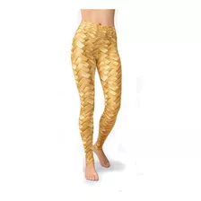 Pantalon Calza Dama Ztc-0485d - Trama Metal Dorado