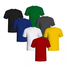 10 Camisa Camiseta Lisa Poliéster Blusa Sublimação Atacado