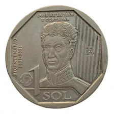 Moneda De 1 Sol - José De La Mar Y Cortázar - Perú 2023