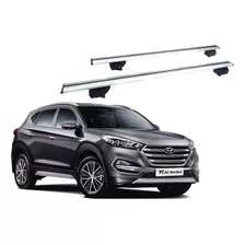 Barra De Techo Transversal Plateada Hyundai Tucson 2015-2024