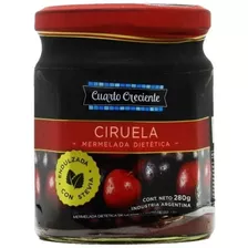 Mermelada Ciruela Y Stevia Sin Tacc Cuarto Creciente 280 Gr