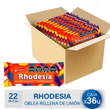 Rhodesia Terrabusii Oblea Caja X36 Unidades - Mejor Precio
