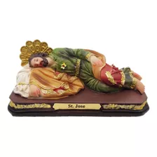 Bella Figura Religiosa San José Dormido 12cm En Fina Resina