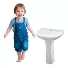 Lavabo Con Pedestal Infantil Pequeño Para Niños Tamaño Chico