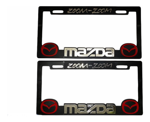 Mazda Mazda2 Mazda3 Mazda6 Cx-3 Cx-5 Cx-9 Se Par Portaplacas Foto 3