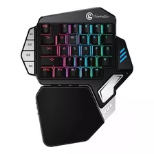 Teclado Mecânico Gamesir Z1 Para Jogos Com Uma Mão Luzes Rgb