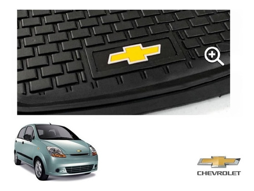 Tapetes 4pz Charola 3d Logo Chevrolet Matiz 2011 A 2015 Foto 4