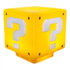 Luminária Sonora Cubo Interrogação - Mario Bros