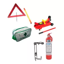 Kit De Seguridad Para Auto Gato Bomberito Baliza Botiquin