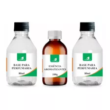 2 Bases Prontas 80ml + 1 Essência Aromatizante 100ml