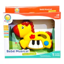 Chocalho Musical Piano Divertido Cavalinho Girafa Kitstar