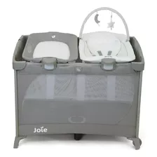 Corral Cuna Joie Commuter Bouncer Y Cambiardor Color Blanco