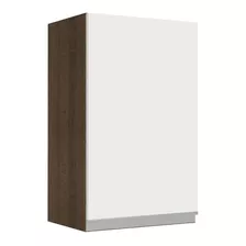 Armário Aéreo Madesa Glamy 40 Cm 1 Porta - Rustic/branco