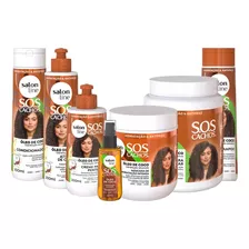 07 Produtos Salon Line Coco Tratamento C/ Hidrat Cr Pent 1kg