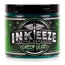 Crema Para El Cuidado Del Tatuaje Green Glide 16 Oz Inkeeze