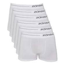 Kit 6 Cuecas Zorba Boxer Side Sem Costura Microfibra 839