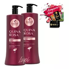 Kit Haskell Quina Rosa Shampoo Condicionador 1l