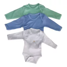 Pack 3 Bodys Bebé 100% Algodón Body De Bebe - Solcolorbaby