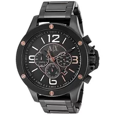 Reloj Negro Ax1513 Intercambio De Armani De Los Hombres.