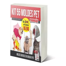 Kit 55 Moldes Roupas Pet Cães E Gatos + Modelagem Cirúrgica