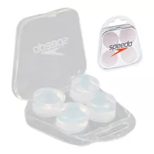 Protetor Ouvido Speedo Earplug Silicone Confortável Cor Branco