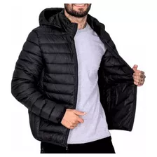 Blusa De Frio Masculino Casaco Acolchoada Capuz Impermeável