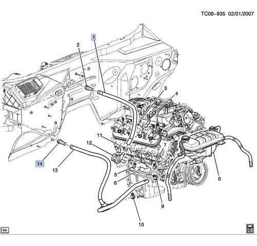 Conector Manguera Calefaccion Pontiac Montana Sv6  2006 Foto 7