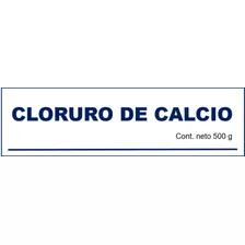 Cloruro De Calcio X 500g