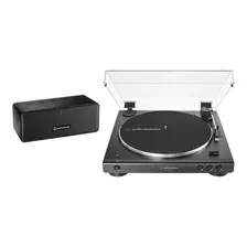 Toca Discos Audio-technica At-lp60xspbt-bk Bt E Caixa De Som