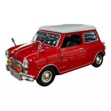 Miniatura Morris Mini Cooper 1961-67 Vermelho Motormax 1:18