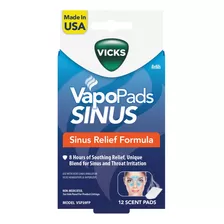 Vicks Vapopads Sinus Relief Formula 12 Piezas