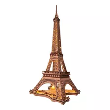 Torre Eiffel Decoração De Casa Sala Com Iuzes Led Robotime 