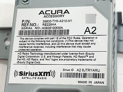 2018 2019 2020 Acura Mdx Radio Tuner Receiver Control Mo Yyz Foto 9