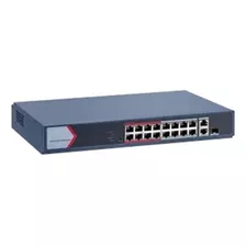 Switch Hikvision Gerenciavel Ds-3e1318p-ei/m 16 Portas Poe