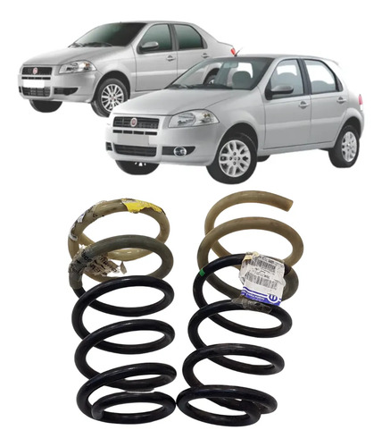 Par Molas Suspensão Fiat Palio/Siena 01/09 Mp5031 - Fiat - Código 180368344054