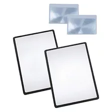 Magdepo Page Magnifying Sheet 3x Pvc Lightweight Fresne...