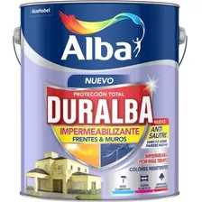 Duralba Frentes Y Muros Impermeabilizante Blanco 4 Lts