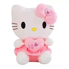 Pelúcia Hello Kitty Bailarina Com Coração E Laço 20cm