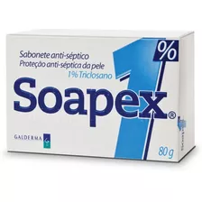 Soapex 1% Barra 80g - Kit C/2