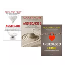 Kit Livros Augusto Cury Ansiedade Volumes 1 2 E 3 Lacrados