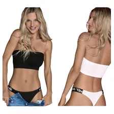 Bombacha Pack X 3 Colaless Algodon Y Lycra Lara Teens 6250