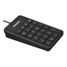 Teclado Numerico Philips K106 Numpad Usb Pc Notebook Color Del Teclado Negro