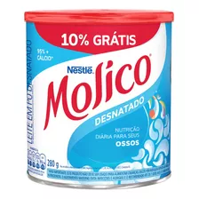 Leite Pó Desnatado Molico Lata 280g Grátis 10%