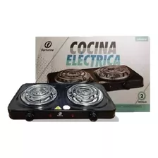 Cocina Electrica 2 Hornillas Original Fortunne 2000w